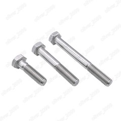 304 Stainless Steel Hexagon Head Bolts Partial Thread 1/4 5/16 3/8 7/16 1/2 5/8