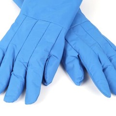 U.S. Solid Cryogenic Gloves Liquid Nitrogen Protection CE EN511 19inch Anti-Slip