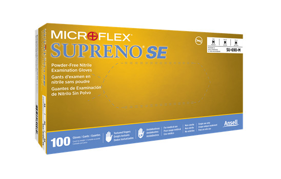MICROFLEX® Supreno® SE SU-690 Nitrile Purple Gloves Medium – 100CT