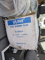 ULINE PVC Shrink Film, 36″ X 75 Gauge X 2000′ Roll