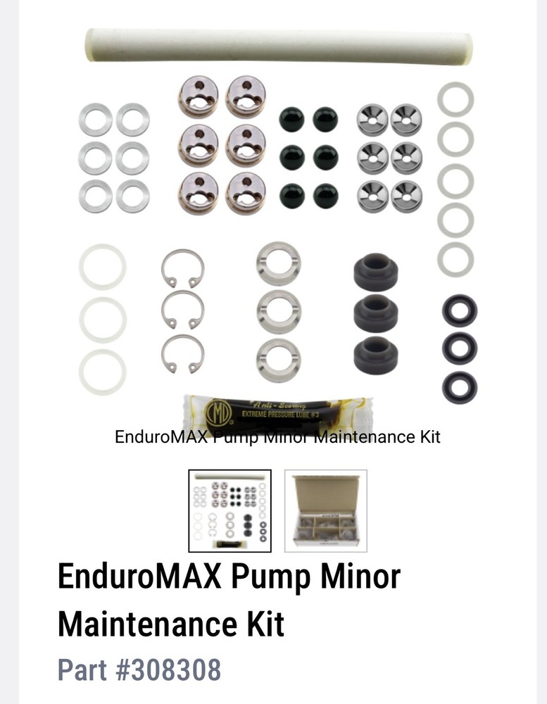 Omax 308308 Minor Pump Rebuild Kit OEM