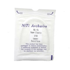 10Pcs Dental Orthodontic Super Elastic Niti Arch Wires Round Ovoid /Nature Form