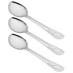 OCS Parts 3-Pack 11″ Stainless Basting and Cooking Spoons | Dishwasher Safe