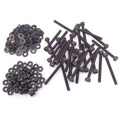 100x M3 x 30mm Socket Head Cap Screws Alloy Steel Allen Socket Drive Nuts Washer