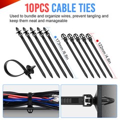925Pcs Auto Car Bumper Retainer Clips Push Pin Rivet Screw Kit Fastener Remover