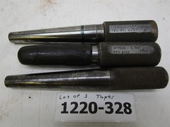 Lot of 3 Taper Plug Guages Multiple Brands/Sizes- See Pictures