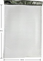 15 ct #7 Extra Large Poly Bubble Mailers 14.5×19 Inch Bubble Lined Cushioned …