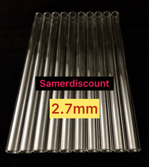 16 mm OD 10 mm ID 2.7 mm wall, Glass Tubing ,select your need