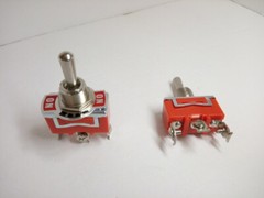 Pack of 2 E-TEN1122 15A 250V AC 3PIN ON-OFF-ON Power Toggle Switch Rocker Button