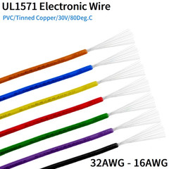5M/10M Copper Wire 32 30 28 26 24 22 20 18 16 AWG Environmental PVC Insulated Ti