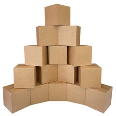 UOFFICE 10 Heavy Duty Corrugated Boxes 20 x 20 x 20″ – 275lbs Cardboard Shipping