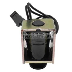 1x DC12V Push Pull Type Linear Electromagnet Solenoid Magnet DC Magnetic Plug