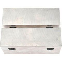 Gibraltar 6″ Wide x 3″ High x 2″ Thick, Flat/No Step Vise Jaw Soft, Aluminum,…