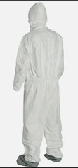 Dupont Tyvek 3XL. TY122S 400 Dispos Coverall attach hood /Boots BOX 25