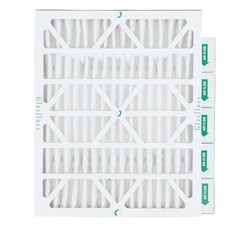 Glasfloss ZL 20x25x4 MERV 10 (FPR 7) Pleated HVAC Air Filters. Case of 6