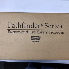 HUBBELL, PE6-12-2-R6, BATTERY needs replaced 6V EMERGENCY LIGHTS (Sold Lot Of 3)