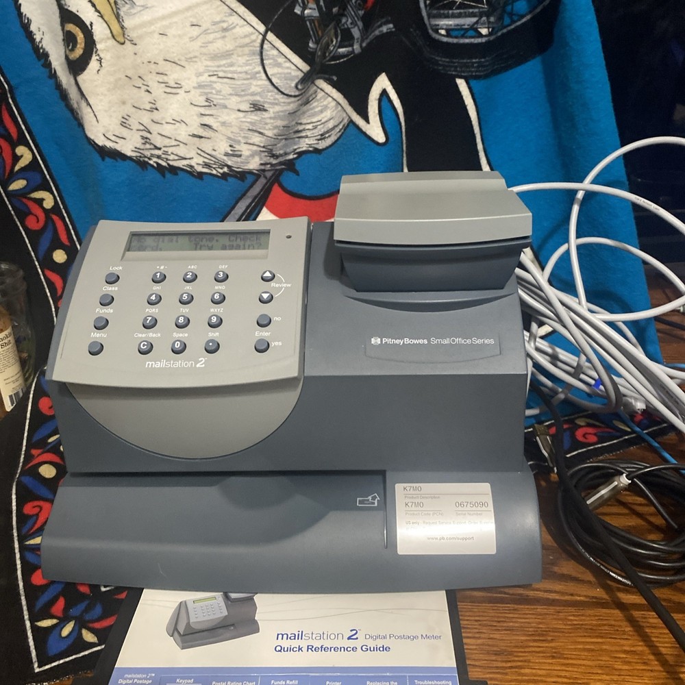 Pitney Bowes Mailstation 2 Small Office Series Digital Postage Scale K7M0