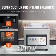 DZ-260C Chamber Vacuum Sealing Packing Machine 320W Commercial Vacuum Sealer
