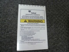 Bobcat 653 751 Skid Steer Loader w/ BICS Control System Owner Operator Manual