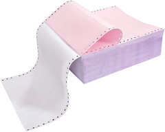 NCR Continuous Feed Computer Paper 9.5×11, 2-Ply, 1000 Sheets
