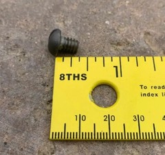 1/4-20 x 5/16” Round Head Slotted Screws, Grade 2 Titanium (pack of 10)