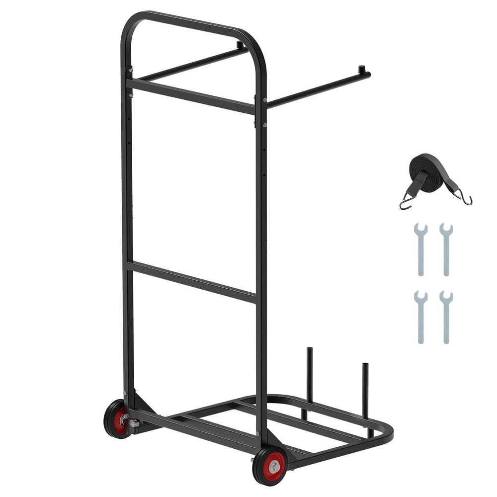 Folding Chair Rack Cart for 10 Chairs of 100 LBS Push-Style Chair Dolly