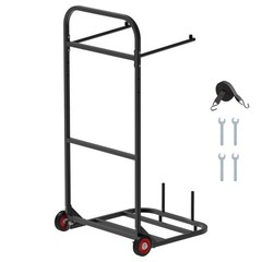 Folding Chair Rack Cart for 10 Chairs of 100 LBS Push-Style Chair Dolly