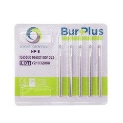 Wave Dental Carbide Bur Round HP 1 2 3 4 5 6 8 10 44.5mm Long Straight Low Speed