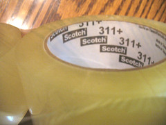 Scotch High Tack Box Sealing Tape 311+, Clear, 1.88 6 Rolls of tape as Picture