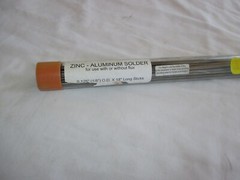 Zinc-Aluminum Soldering Rod for aluminum, 2 pounds