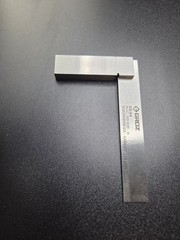 Groz Precision Machinist Square Set SS4 SS A6 Hardened Steel w/ Case NICE #620
