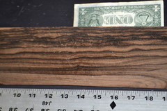 Ziricote Wood Veneer Sheet 4.5 x 45 inches 1/42nd 42083-97