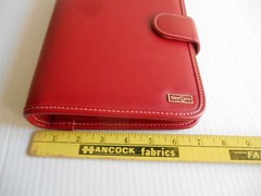 Franklin Covey Day One Compact Red Planner Binder 7 Rings