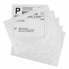 5.5”x7.5” Clear Packing List Envelope Adhesive Shipping Document Label Pouches