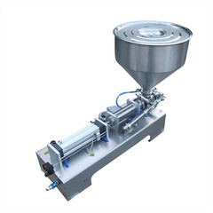 100-1000ml Paste Liquid Piston Filler Heating Filling Machine Single Nozzle