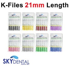 K Files DENTAL K-FILES ENDODONTIC FILE 21 mm LENGTH SIZE 6 8 10 15 20 25 30 35