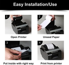 2-1/4″ X 85′ Thermal Paper Rolls for Credit Card -2.25 x 85 ft Thermal Paper …