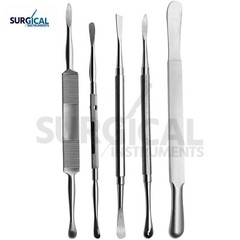 5 Pcs Periosteal Set Dental Elevator Surgical Instruments German Grade