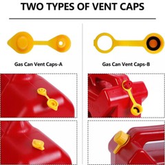 5x Replacement Gas Can Spout Nozzle Vent Kit for Plastic Gas Cans Old Style Cap