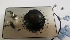 HOBART MIXER SWITCH & TIMER CONTROL PLATE FOR MODEL A200T. With FACTORY GUARD