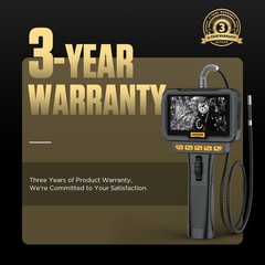 Endoscope Camera 1080P HD Articulating Borescope Inspection Camera 210° 6.25mm
