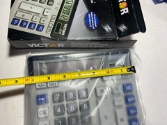 Victor Desktop Calculator 12 Digit Display 6.0 L x 7.5 W x 1.6 H