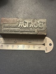 BonTon foods, Inc. York, PA | Vintage letterpress printing block