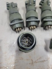 ITT CANNON 8 Pin Plug Connector Cannon G Mil. Spec Circular Connector LOT of 5