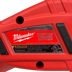 Milwaukee 2471-20 M12 Cordless Copper Tubing Cutter – 6798