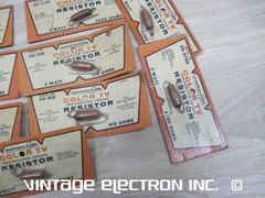 LOT OF (11) NOS Workman Electronic Color TV Resistors: 3 Watt, Various Values