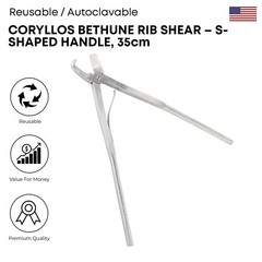 Coryllos Bethune Rib Shear S Shaped Handle 35cm Surgical Orthopedic Instruments