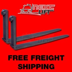 NEW CLASS IV 4 8 FT FORKS 2.5″ X 6″ X 96″ (PAIR) FORKLIFT FORK FOOT