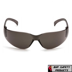 (144 PAIR) PYRAMEX INTRUDER SAFETY GLASSES SMOKE GRAY LENS SUNGLASSES S4120S