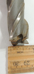Hanita List 1194 Double End End Mill 7/8″ x 7/8″ HSS 4-Flute Milling Cutter